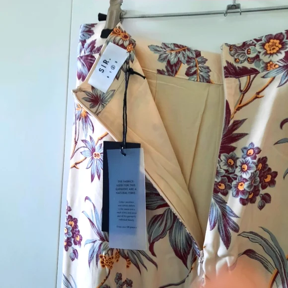 SIR The Label Floral Pencil Pants BNWT - Picture 7 of 7